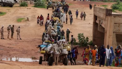سودانيون فروا الى تشاد - رويترز